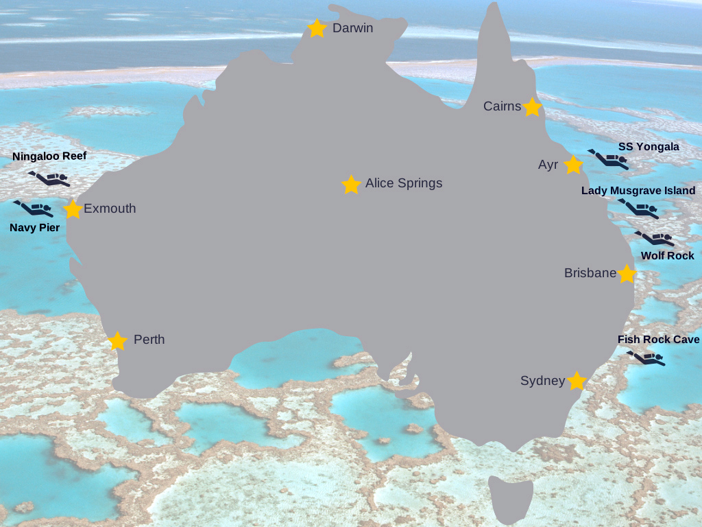 Meine 6 Top-Tauchplätze an der Ost- und Westküste Australiens | Into